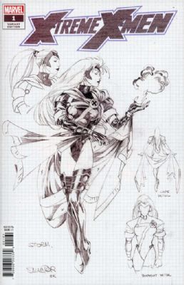 X-Treme X-Men (3rd Series) (2022) 1 (Variant Salvador Larroca Sketch Cover)
