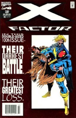 X-Factor (1st Series) (1986) 100 (Red Foil Cover) (Newsstand)