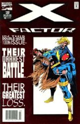 X-Factor (1st Series) (1986) 100 (Red Foil Cover) (Newsstand)
