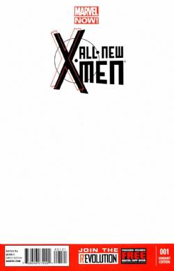 All-New X-Men [Marvel] (2013) 1 (1st Print) (Variant Blank Cover)