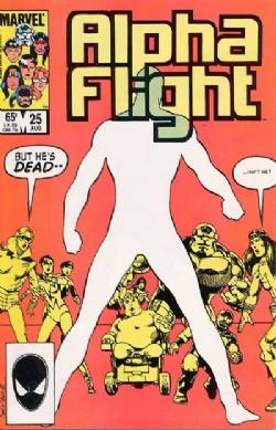 Alpha Flight [Marvel] (1983) 25 (Newsstand Edition)