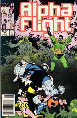 Alpha Flight [Marvel] (1983) 30 (Newsstand Edition)