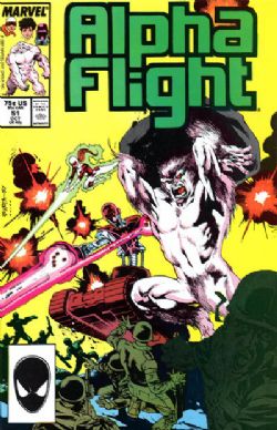 Alpha Flight [1st Marvel Series] (1983) 51 Direct Edition)