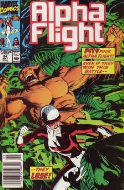 Alpha Flight [Marvel] (1983) 84 (Newsstand Edition)