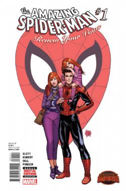 The Amazing Spider-Man: Renew Your Vows [Marvel] (2015) 1 (main heart cover)