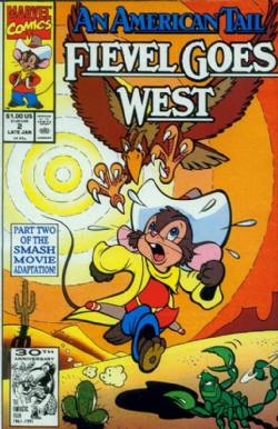 An American Tail Fievel Goes West [Marvel] (1992) 2 (Direct Edition)