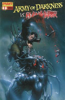 Army Of Darkness Vs. Re-Animator [Dynamite] (2005) 1 (Variant Gabriele Dell'Otto Cover)