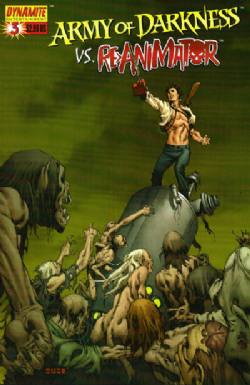 Army Of Darkness Vs. Re-Animator [Dynamite] (2005) 3 (Variant Mel Rubi Cover)