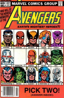 The Avengers [Marvel] (1963) 221 (Newsstand Edition)