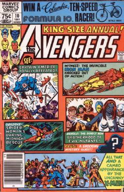The Avengers Annual [Marvel] (1963) 10 (Newsstand Edition)