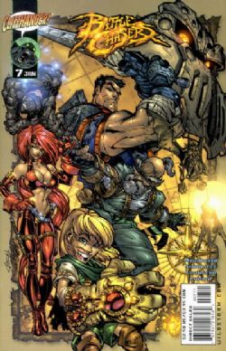 Battle Chasers [Cliffhanger] (1998) 7 (J Scott Campbell Cover)