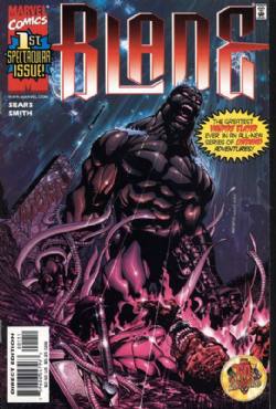 Blade, Vampire Hunter [Marvel] (1999) 1 (Raining Cover)