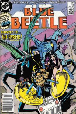 Blue Beetle [DC] (1986) 11 (Newsstand Edition)
