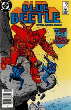 Blue Beetle [DC] (1986) 15 (Newsstand Edition)