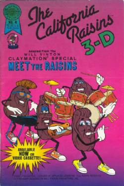 California Raisins 3-D [Blackthorne] (1987) 4 (Blackthorne 3-D Series 63)