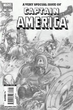 Captain America [Marvel] (2004) 601 (1st Print) (Variant Black & White Cover)