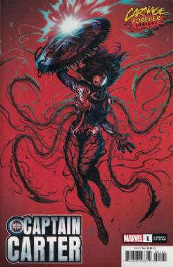 Captain Carter [Marvel] (2022) 1 (Variant Jen Bartel Carnage Forever Cover)