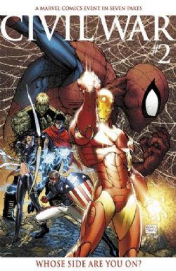 Civil War [Marvel] (2006) 2 (1st Print) (Variant Retailer Incentive Color Cover)