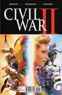 Civil War 2 [Marvel] (2016) 1 (Variant 1 In 25 Cover)