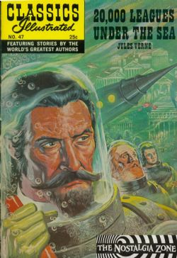 Classics Illustrated [Gilberton] (1941) 47 (20,000 Leagues Under The Sea) HRN169 (17th Print)