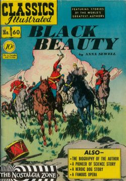 Classics Illustrated [Gilberton] (1941) 60 (Black Beauty) HRN62 (1st Print) 