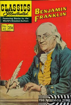 Classics Illustrated [Gilberton] (1941) 65 (Benjamin Franklin) HRN169 (6th Print) 