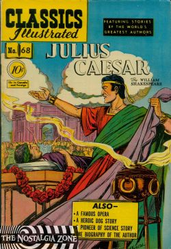 Classics Illustrated [Gilberton] (1941) 68 (Julius Caesar) HRN70 (1st Print) 