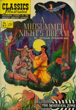 Classics Illustrated [Gilberton] (1941) 87 (A Midsummer Night's Dream) HRN167 (4th Print)