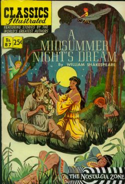 Classics Illustrated [Gilberton] (1941) 87 (A Midsummer Night's Dream) HRN169 (5th Print) 