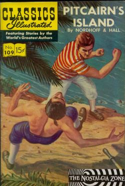 Classics Illustrated [Gilberton] (1941) 109 (Pitcairn's Island) HRN110 (1st Print) 