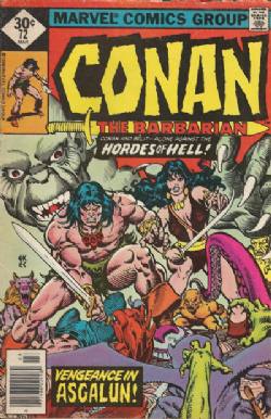 Conan The Barbarian [Marvel] (1970) 72 (Whitman Edition)