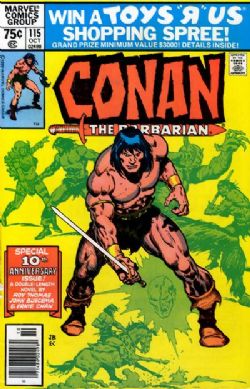 Conan The Barbarian [Marvel] (1970) 115 (Newsstand Edition)