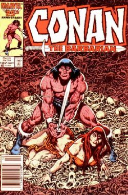 Conan The Barbarian [Marvel] (1970) 187 (Newsstand Edition)