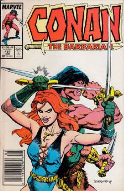 Conan The Barbarian [Marvel] (1970) 197 (Newsstand Edition)