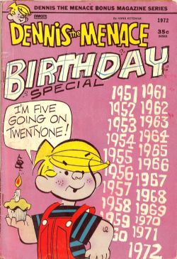 Dennis The Menace Bonus Magazine [Fawcett] (1970) 105 (Brithday Special) 