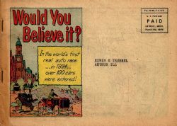 Dodge Motors Promotional Comics: Would You Believe It? [Dodge Motor Company] (1953) nn