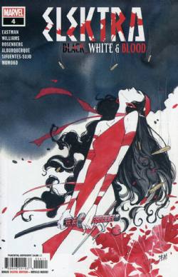 Elektra: Black White And Blood [Marvel] (2022) 4 (variant Eastman red sai cover)