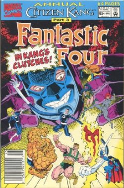 The Fantastic Four Annual [Marvel] (1961) 25 (Newsstand Edition)
