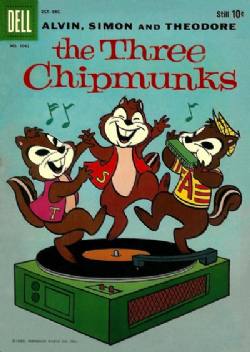 Four Color [Dell] (1942) 1042 (Alvin, Simon And Theodore, The Three Chipmunks)