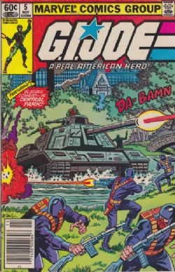 G.I. Joe [Marvel] (1982) 5 (1st Print) (Newsstand Edition)