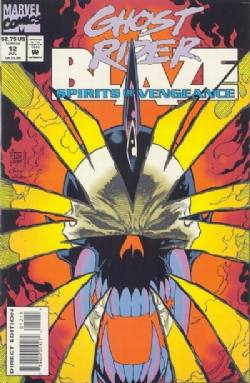 Ghost Rider And Blaze: Spirits Of Vengeance [Marvel] (1992) 12 (Direct Edition)