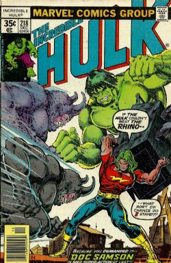 The Incredible Hulk [Marvel] (1962) 218