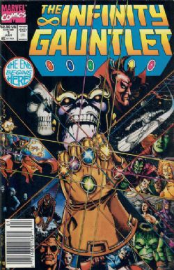 The Infinity Gauntlet (1st Series) (1991) 1 (Newsstand Edition)