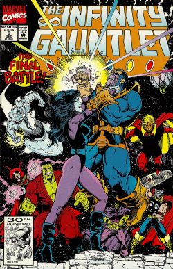 The Infinity Gauntlet [Marvel] (1991) 6 (Direct Edition)
