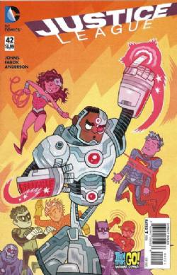 Justice League (2nd Series) (2011) 42 (Variant Teen Titans Go! Cover)