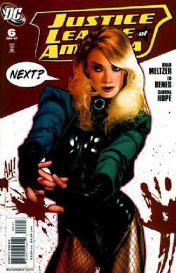 Justice League Of America (2nd Series) (2006) 6 (Variant 1 In 10 Adam Hughes Black Canary Cover)