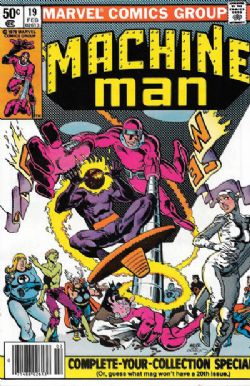 Machine Man (1st Series) (1978) 19 (Newsstand Edition)