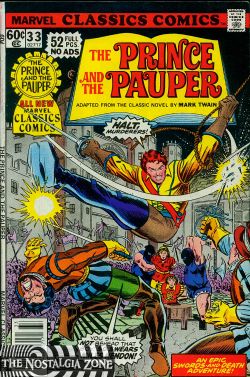 Marvel Classics Comics (1976) 33 (The Prince And The Pauper) 
