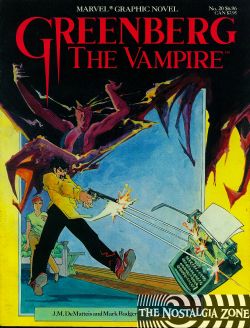 Marvel Graphic Novel (1982) 20 (Greenberg The Vampire)