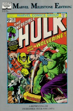 Marvel Milestone Edition: The Incredible Hulk (1999) 181